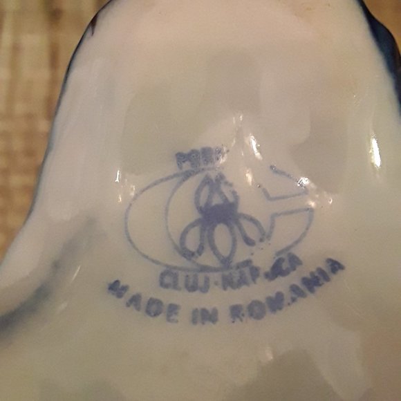 Rare VTG Porcelain CLUJ Napoca Candle Holder - Picture 8 of 10